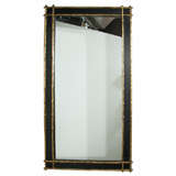 Modernist Chinoiserie Faux Bamboo Mirror